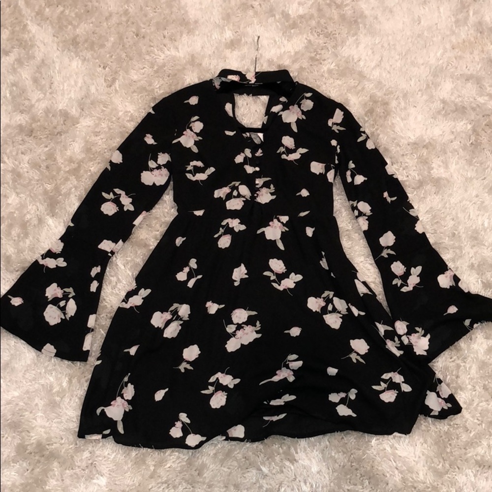Candies Black Floral Dress